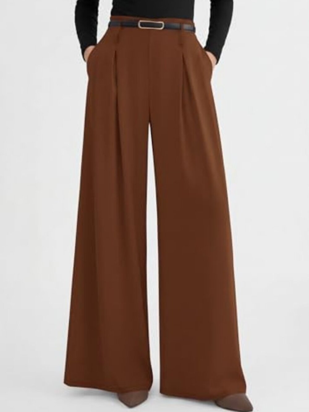 PRETTYGARDEN Womens Wide Leg Dress Pants Flowy Trousers
